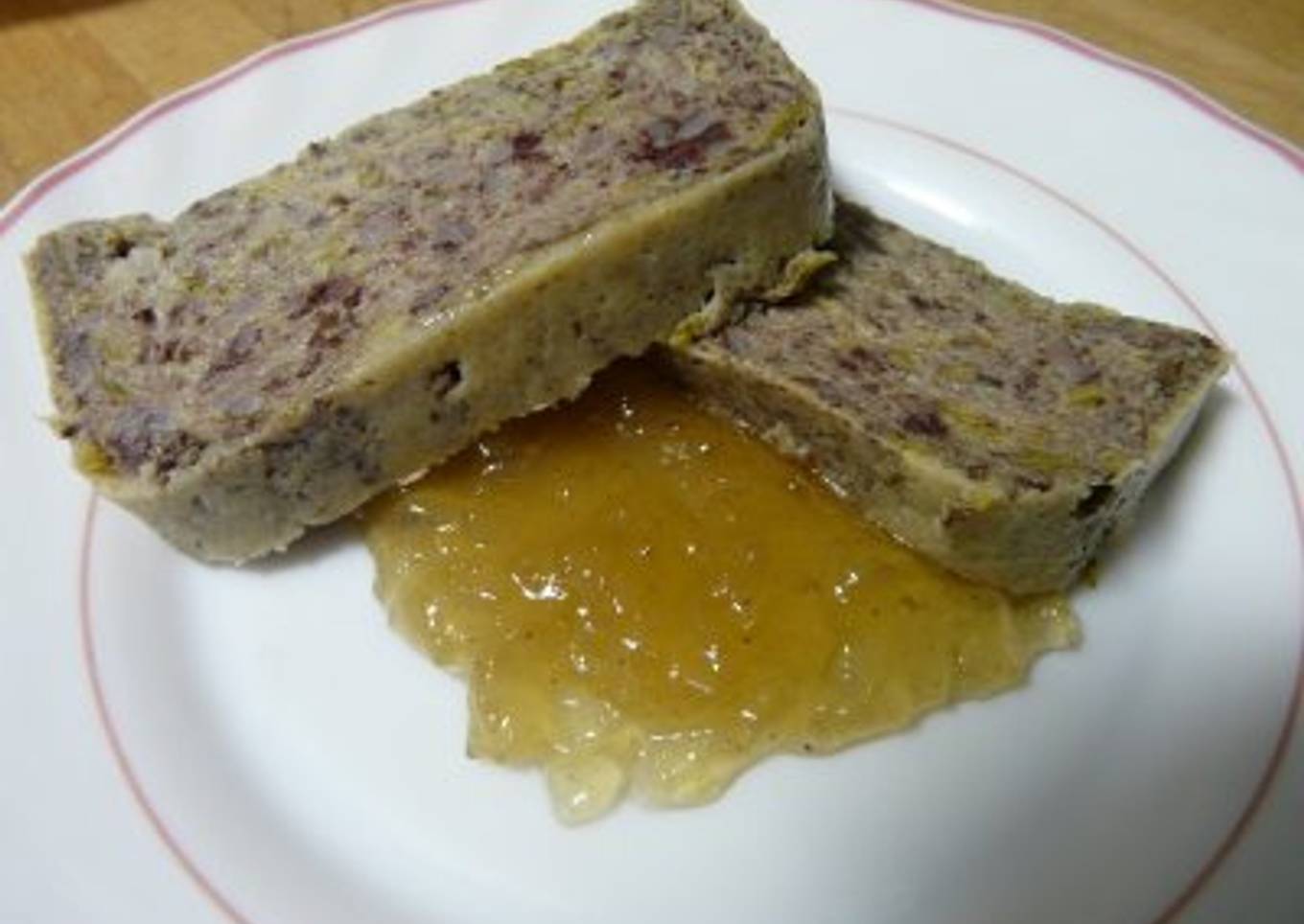 Pastel de puerros y morcilla