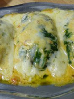 Una foto de Rellenos de carne en acelga
