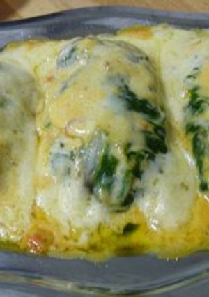 Una foto de Rellenos de carne en acelga