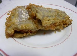 Una foto de Pencas de acelga rellenas