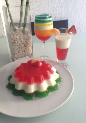 Una foto de Gelatina de Colores
