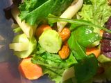 Ensalada rápida con frutos secos