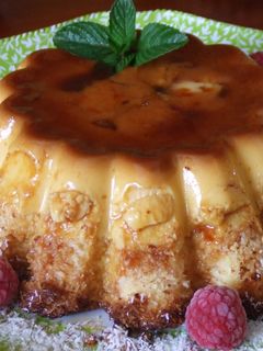 Una foto de Flan superfácil de coco