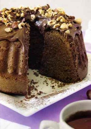 Una foto de Budín de chocolate