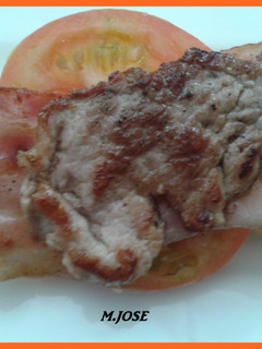 Una foto de Pincho de presa ibérica