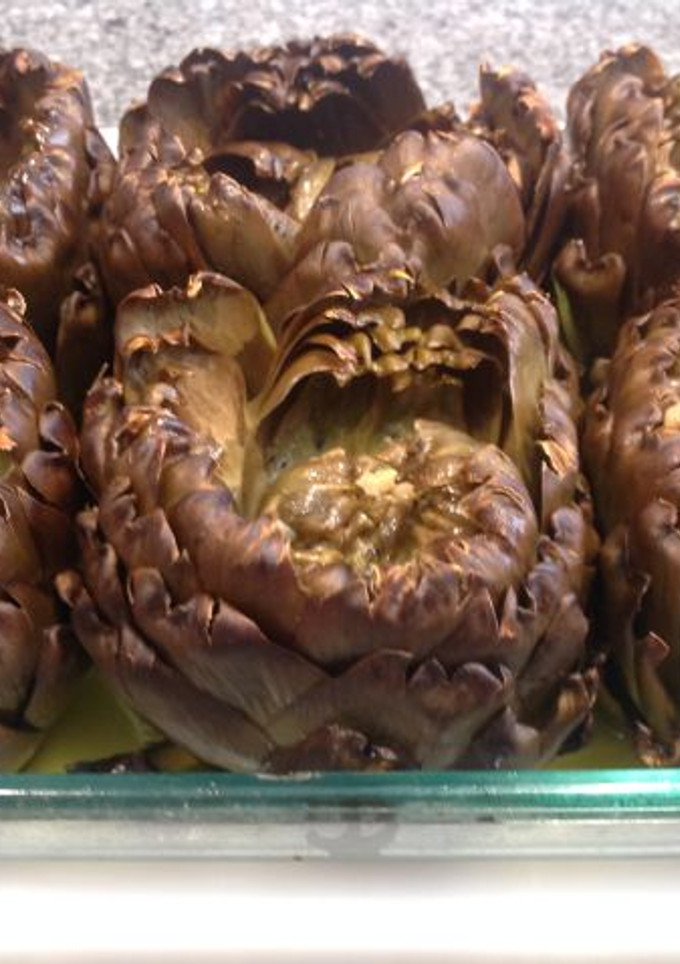 Una foto de Alcachofas al horno tiernas