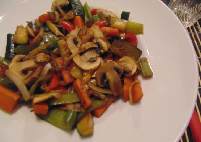 Wok de verduras variadas fácil Receta de EsterAracil- Cookpad