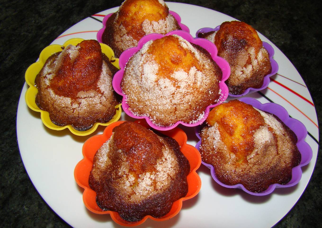 Magdalenas de naranja casera en Thermomix