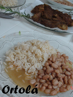 Una foto de Arroz con feijao