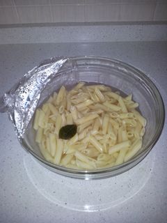 Una foto de Cómo cocer pasta en el microondas, fácil y rápido