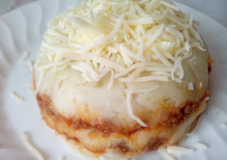 Pastel de carne isleño