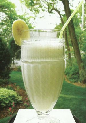 Una foto de Smoothie energizante de banana con jengibre