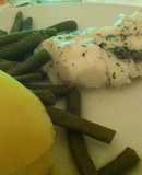Merluza con verduras