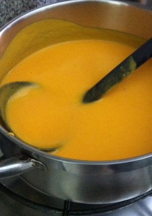 Una foto de CREMA DE CALABAZA CRIOLLA