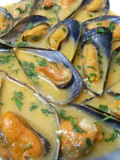 Una foto de Mejillones al cava