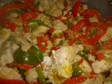 Pollo con pimientos