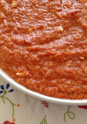 Una foto de Huevo con tomate riquísimo