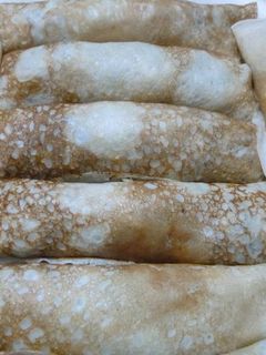 Una foto de Canelones de pollo y acelga