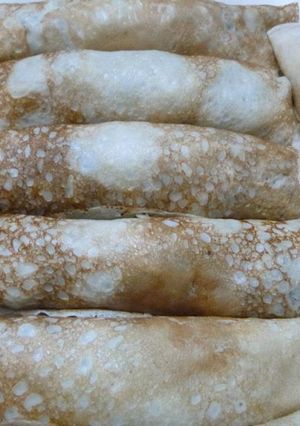 Una foto de Canelones de pollo y acelga