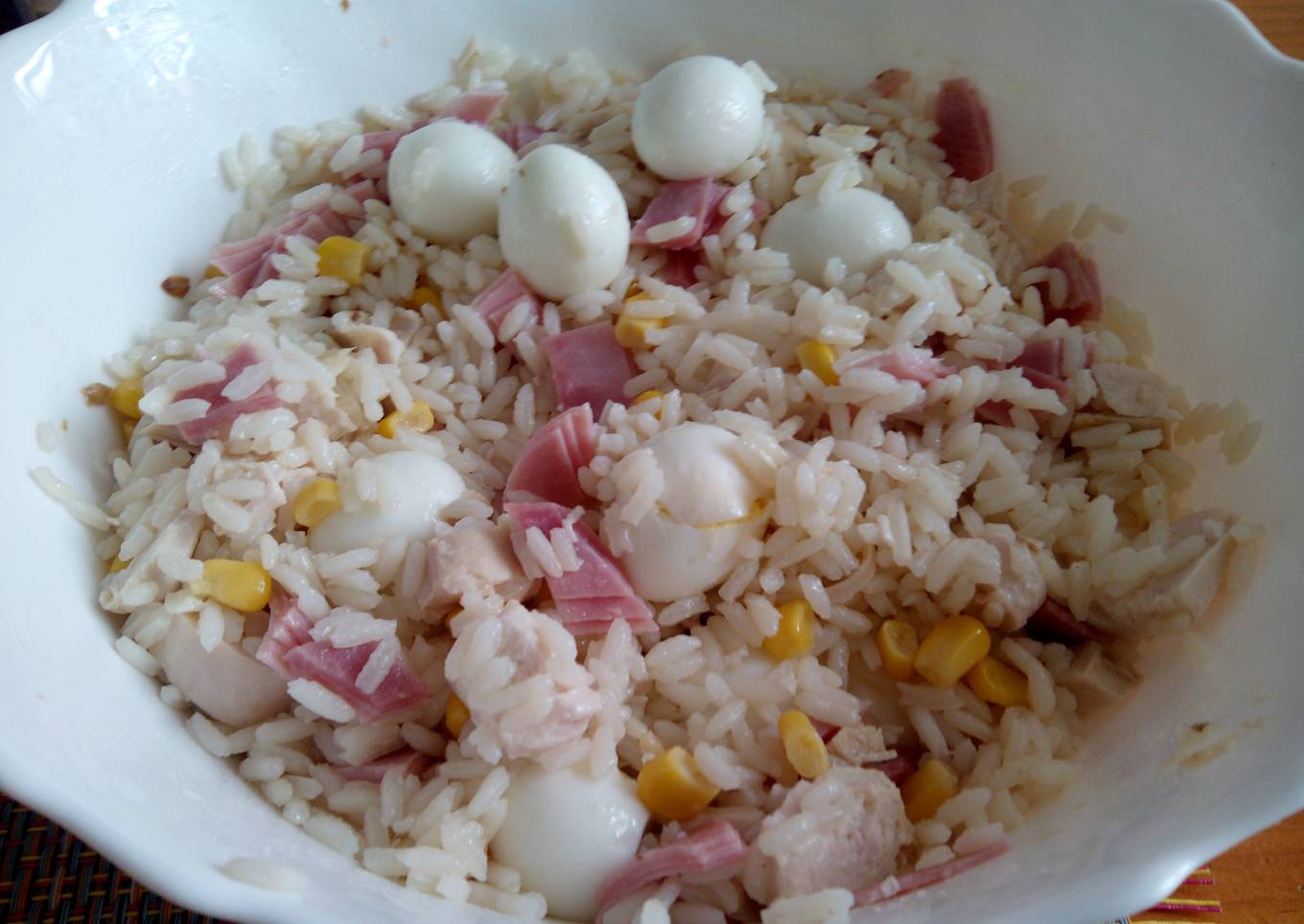 Ensalada de arroz deliciosa