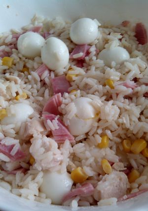 Una foto de Ensalada de arroz deliciosa
