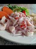 Ceviche de pescado peruano