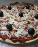 Pizza con beicon