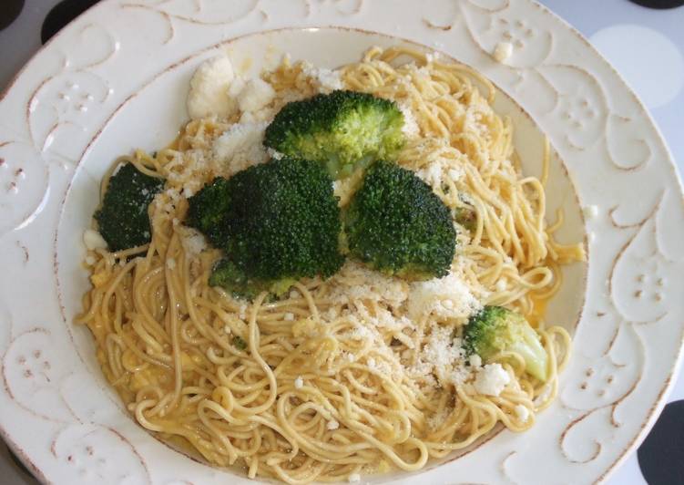 Fideos chinos con huevo y verdura