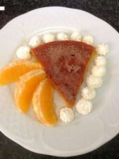 Una foto de Flan de naranja AMC