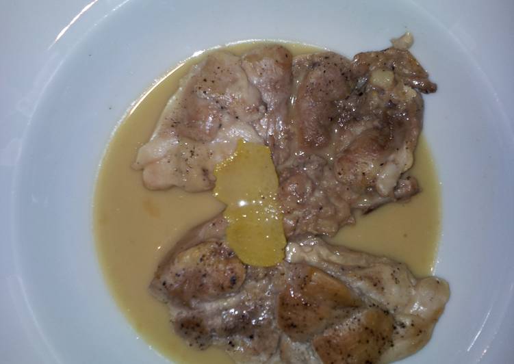 Pollo al limón ligero, rápido y fácil