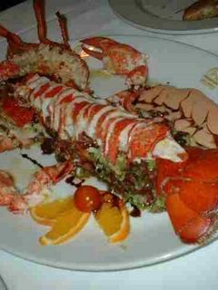 Una foto de Langosta gratinada