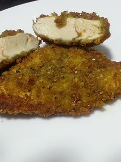 Una foto de Pechugas de pollo empanadas
