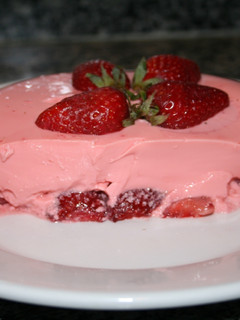 Una foto de Gelatina de fresa