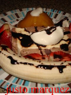 Una foto de Helado con plátano