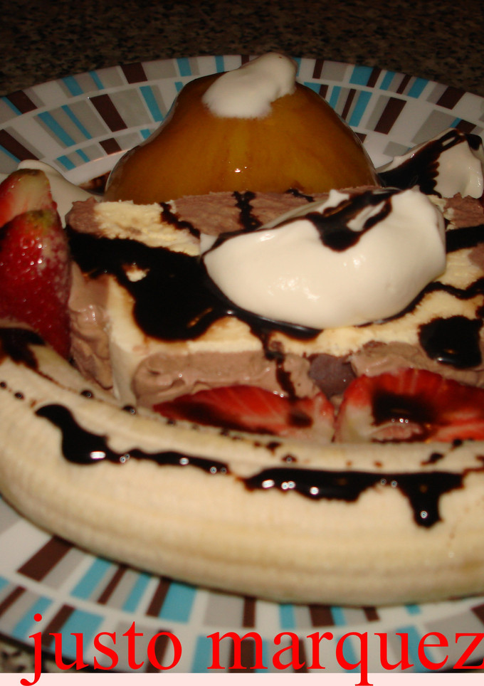 Una foto de Helado con plátano 
