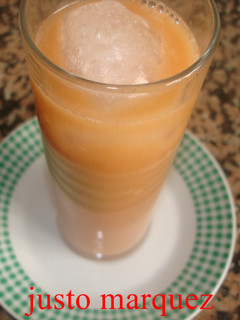 Una foto de Gazpacho andaluz bien frío