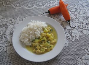 Una foto de Cau Cau de pollo