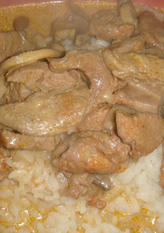 Una foto de Stroganoff