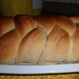 Pan criollo trenzado con grasa
