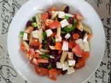 Ensalada multicolor para plato único