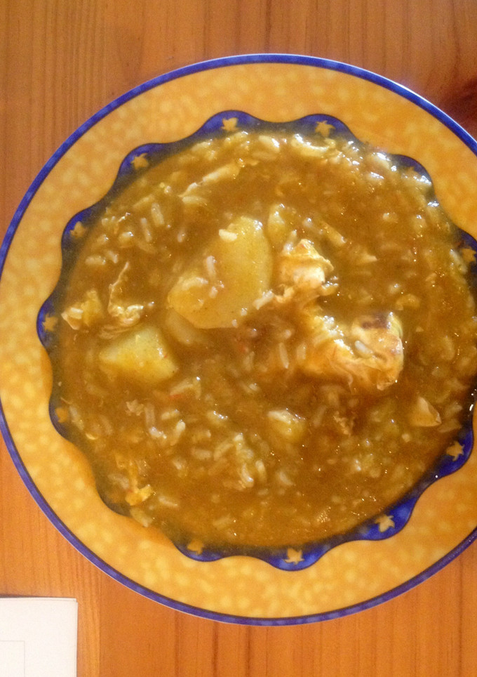 Una foto de Caldo de papa y verduras
