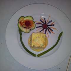 Una foto de Cuadrado de tortilla para niños