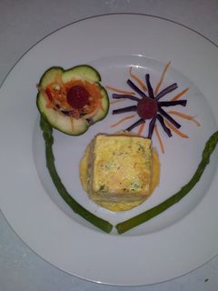 Una foto de Cuadrado de tortilla para niños
