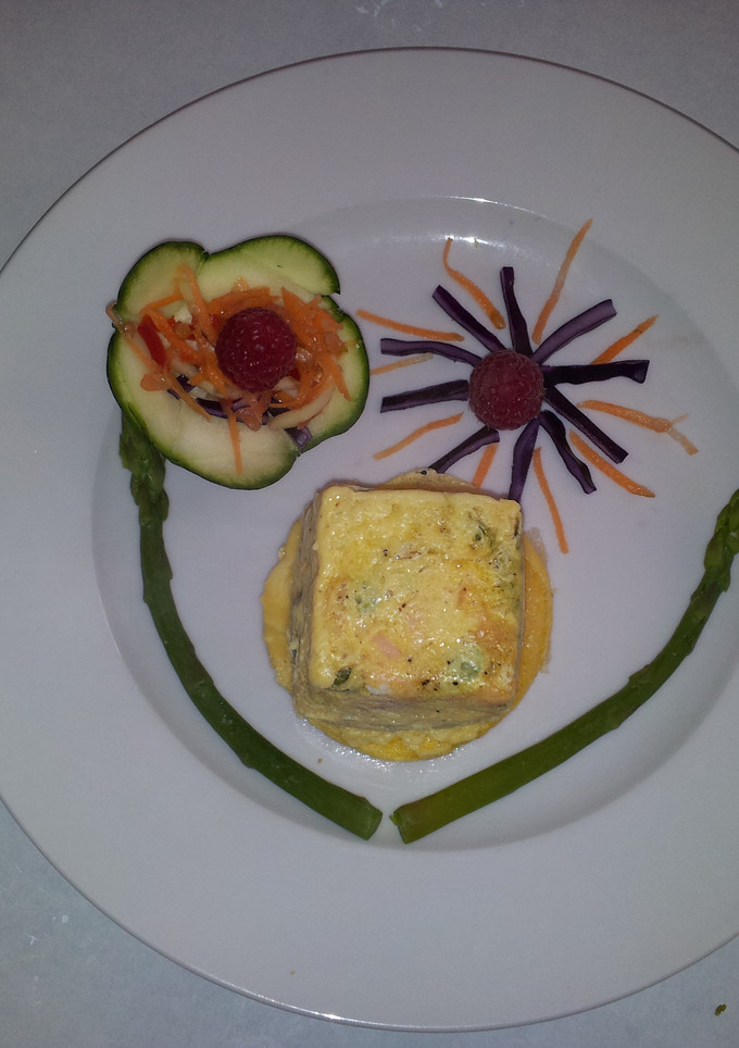 Una foto de Cuadrado de tortilla para niños