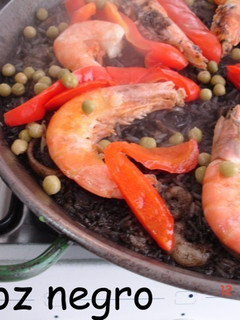 Una foto de Arroz negro con sepionet
