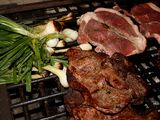 Carne asada con naranja