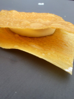 Una foto de Canapé de queso