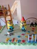 Torta los Minions para cumpleaños de Felipe