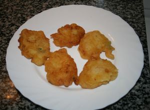 Una foto de Tortitas de bacalao
