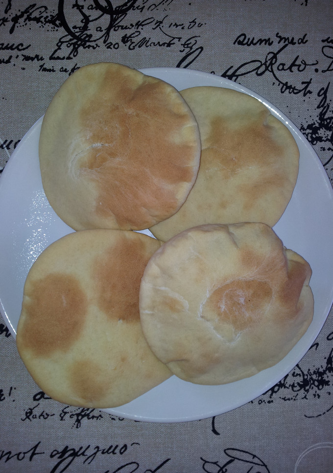 Una foto de Pan de pita casero fácil